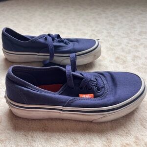 Vans Classic Dark Blue Canvas Shoes